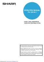 Preview for 1 page of Sharp AR-550 Operation Manual