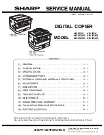 Preview for 1 page of Sharp AR-5516 Service Manual