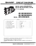 Sharp AR 555S Circuit Diagram preview