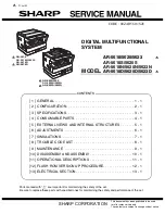 Предварительный просмотр 1 страницы Sharp AR-5618N Service Manual