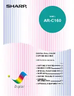 Sharp AR-C160 Operation Manual предпросмотр