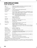 Preview for 134 page of Sharp AR-C170M Operation Manual