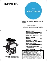 Preview for 1 page of Sharp AR-C172M Operation Manual