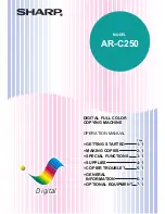 Предварительный просмотр 1 страницы Sharp AR-C250 Operation Manual