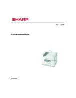 Sharp AR-C360P Job Management Manual preview