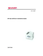 Sharp AR-C360P Software Installation Manual предпросмотр