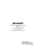 Preview for 26 page of Sharp AR-CS1 Service Manual