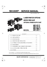 Preview for 1 page of Sharp AR-D13 Service Manual