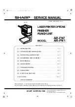 Preview for 1 page of Sharp AR-FN7 Service Manual