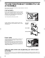 Предварительный просмотр 6 страницы Sharp AR-FX11 Operation Manual