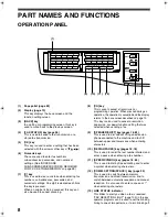 Предварительный просмотр 10 страницы Sharp AR-FX11 Operation Manual