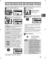 Предварительный просмотр 17 страницы Sharp AR-FX11 Operation Manual