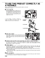 Preview for 6 page of Sharp AR-FX8 Operation Manual