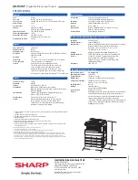 Предварительный просмотр 8 страницы Sharp AR-M207 Specifications