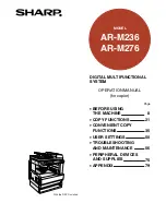 Preview for 1 page of Sharp AR-M236 Copier Manual