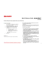 Preview for 10 page of Sharp AR-M237 IMAGERs Quick Reference Manual