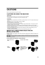 Preview for 5 page of Sharp AR M277 - B/W Laser - Copier Copier Manual