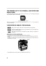 Preview for 8 page of Sharp AR M277 - B/W Laser - Copier Copier Manual