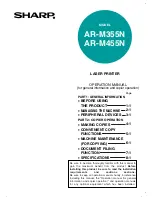 Sharp AR-M355N Operation Manual preview