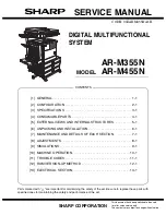 Sharp AR-M355N Service Manual preview