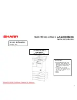 Preview for 3 page of Sharp AR-M355U Quick Reference Manual