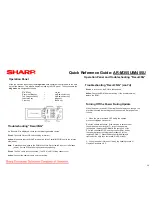 Preview for 30 page of Sharp AR-M355U Quick Reference Manual