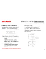 Preview for 31 page of Sharp AR-M355U Quick Reference Manual