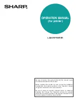 Sharp AR-M455N Operation Manual preview