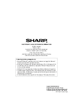 Preview for 60 page of Sharp AR M550N - B/W Laser - Copier Installation Manual