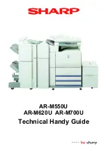 Sharp AR-M550U Technical Manual preview