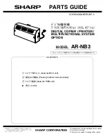 Preview for 37 page of Sharp AR-NB3 Options Manual