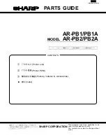 Предварительный просмотр 31 страницы Sharp AR-PB2A Service Manual