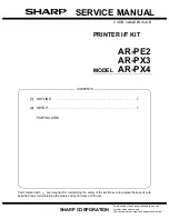 Preview for 1 page of Sharp AR-PE2 Service Manual