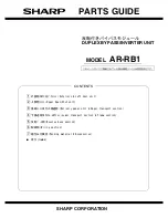 Предварительный просмотр 25 страницы Sharp AR-RB1 Service Manual