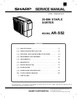 Предварительный просмотр 1 страницы Sharp AR-SS2 Service Manual