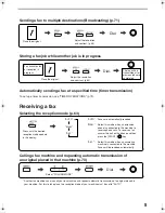 Предварительный просмотр 9 страницы Sharp ARFX13 - Fax Interface Card Operation Manual