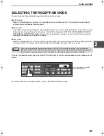 Предварительный просмотр 31 страницы Sharp ARFX13 - Fax Interface Card Operation Manual