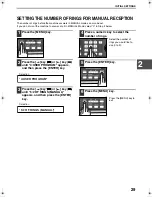 Предварительный просмотр 33 страницы Sharp ARFX13 - Fax Interface Card Operation Manual