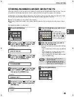 Предварительный просмотр 49 страницы Sharp ARFX13 - Fax Interface Card Operation Manual