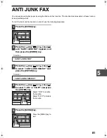 Предварительный просмотр 85 страницы Sharp ARFX13 - Fax Interface Card Operation Manual