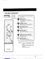 Preview for 13 page of Sharp AU-1802Y Operation Manual