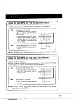 Preview for 17 page of Sharp AU-1802Y Operation Manual