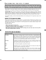 Preview for 10 page of Sharp AX-1100 Operation Manual With Cookbook