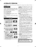 Preview for 13 page of Sharp AX-1100M Operation Manual With Cookbook