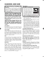 Preview for 22 page of Sharp AX-1100M Operation Manual With Cookbook