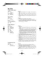 Preview for 96 page of Sharp AX-1100R Operation Manual With Cookbook