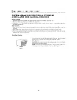 Preview for 16 page of Sharp AX1200S - 22" SuperSteam Oven Operation Manual