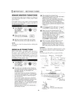 Preview for 17 page of Sharp AX1200S - 22" SuperSteam Oven Operation Manual