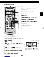 Предварительный просмотр 7 страницы Sharp AY -AP18CE Operation Manual