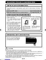 Предварительный просмотр 12 страницы Sharp AY -AP18CE Operation Manual